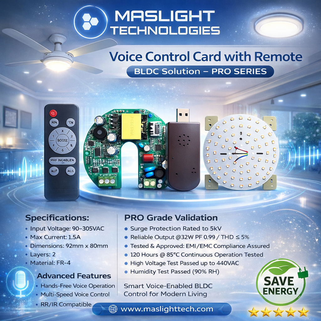 BLDC Voice Control Card